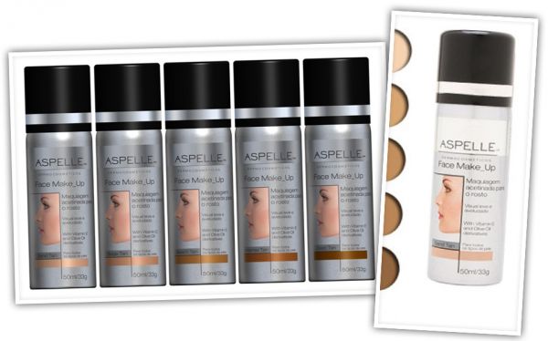 Aspelle Base em Spray - Face Make Up