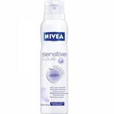 Desodorante Nivea Aerosol Sensitive & Pure 150ml